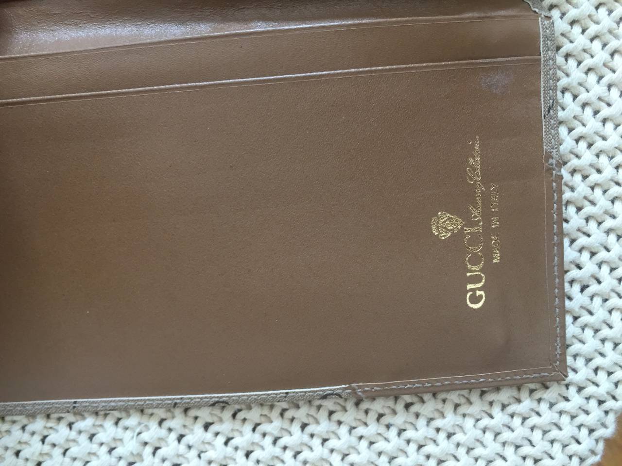 Gucci - Portefeuille portefeuille à carreaux « » anniversaire, collection anniversaire, état neuf en vente 1