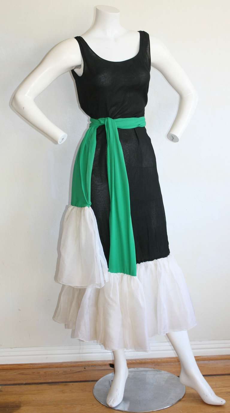 Important 1960s Vintage Pierre Cardin Clover Dress Ensemble Avant Garde 1