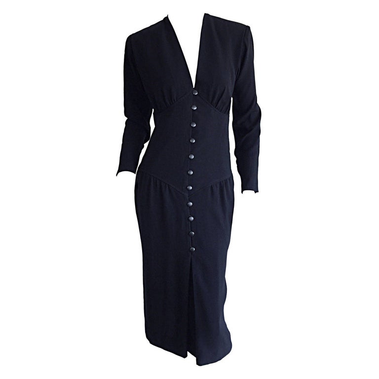 Vintage Yves Saint Laurent Rive Gauche Sz 44 Black Corset / Bustier Dress  YSL For Sale at 1stDibs | ysl dress, vintage bustier dress, ysl corset