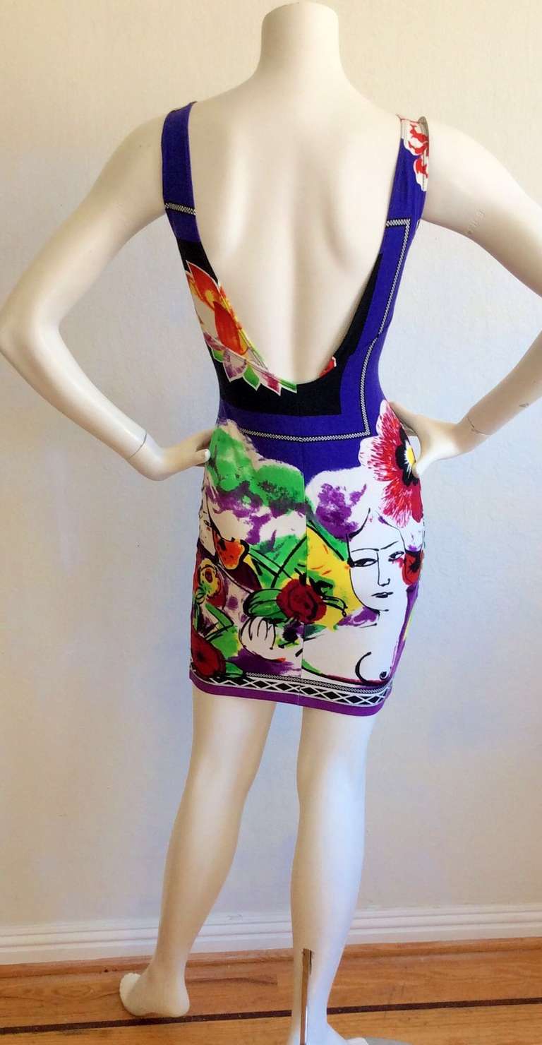 Gianni Versace Sexy Vintage Dress Body Con Medusa Pre-Death In Excellent Condition In San Diego, CA