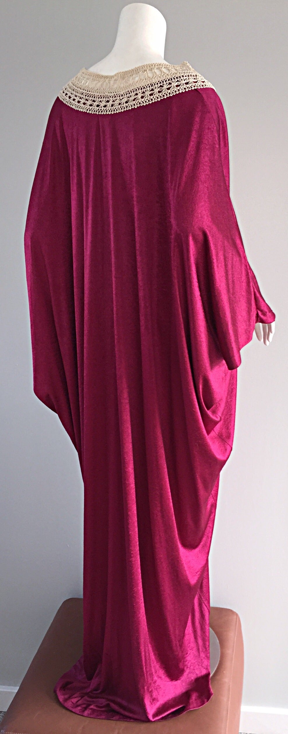 80s mary mcfadden for neiman marcus one shoulder pleated goddess gown