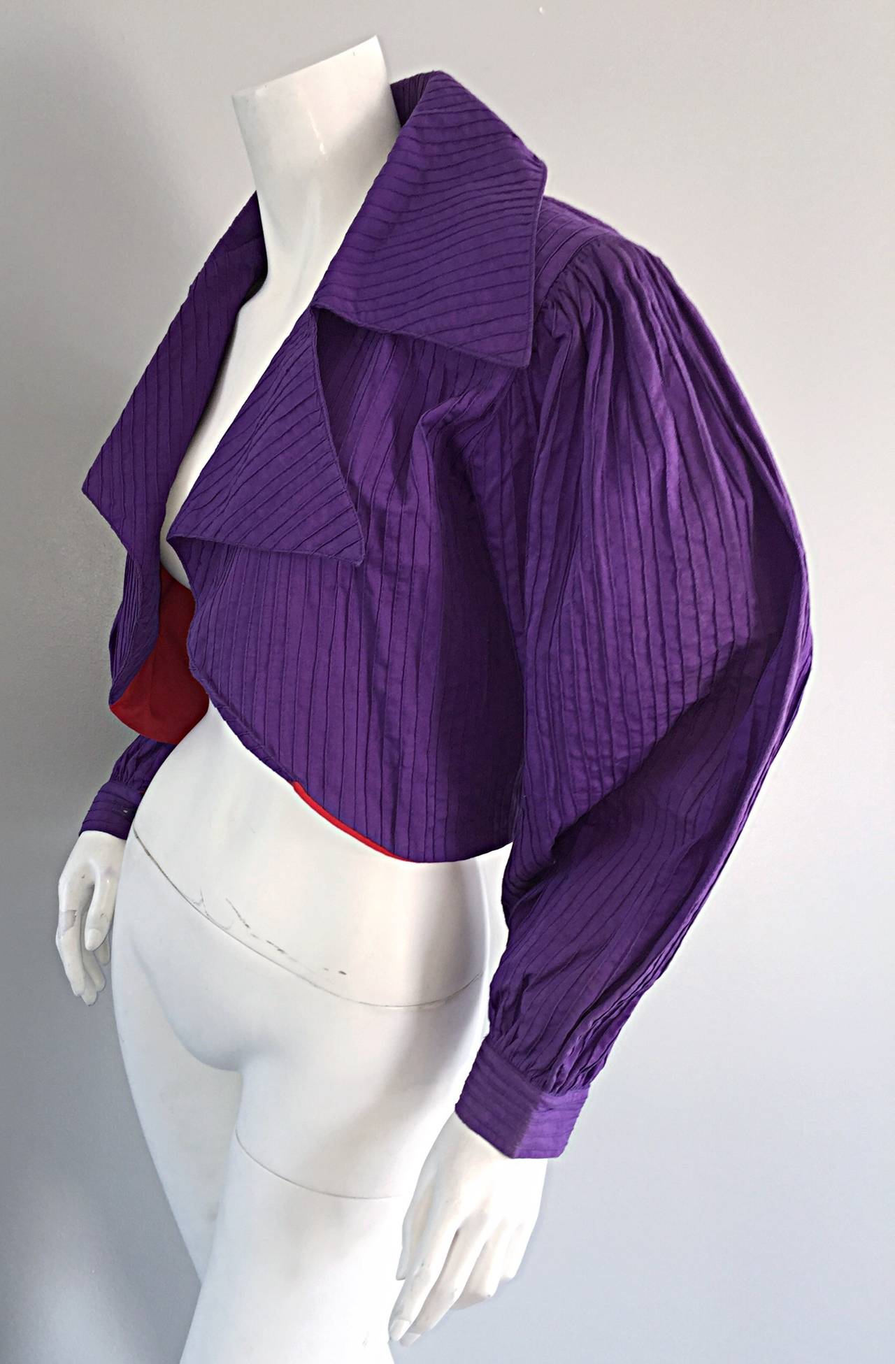 cotton purple jacket