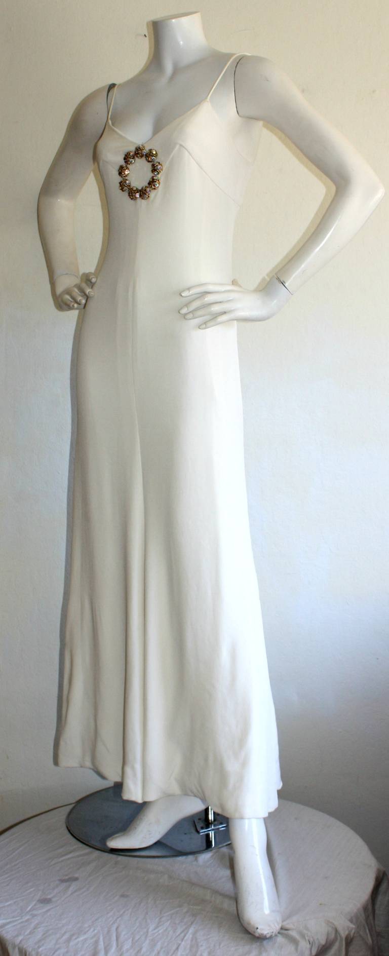 oscar de la renta vintage wedding dress