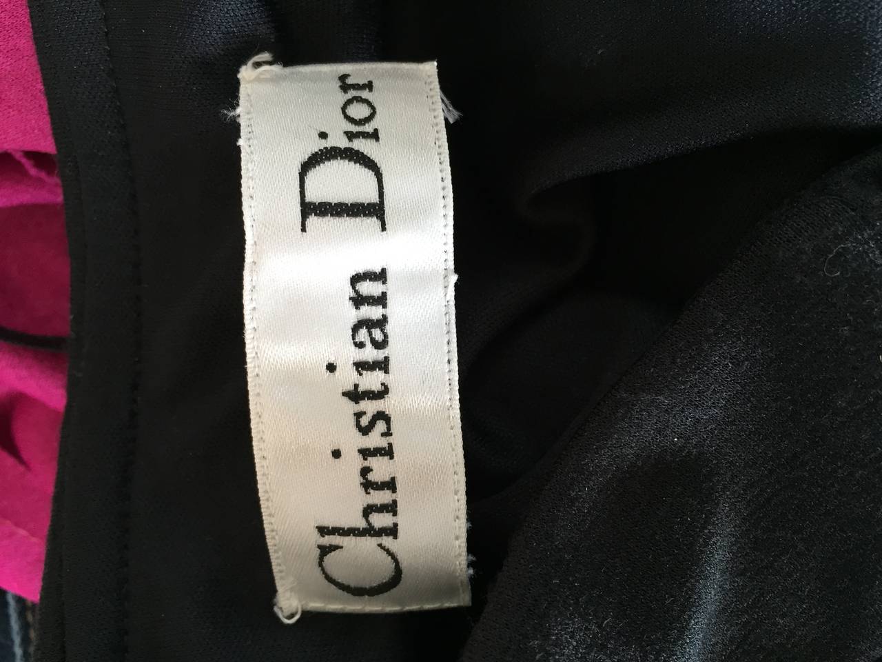 Sexy Galliano for Christian Dior 90s Black Bodycon Bandage Dress w/ Pleather 4
