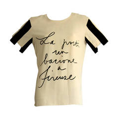 Moschino Couture "Cruise Me Baby" Vintage Jailhouse Rock Blouse 6