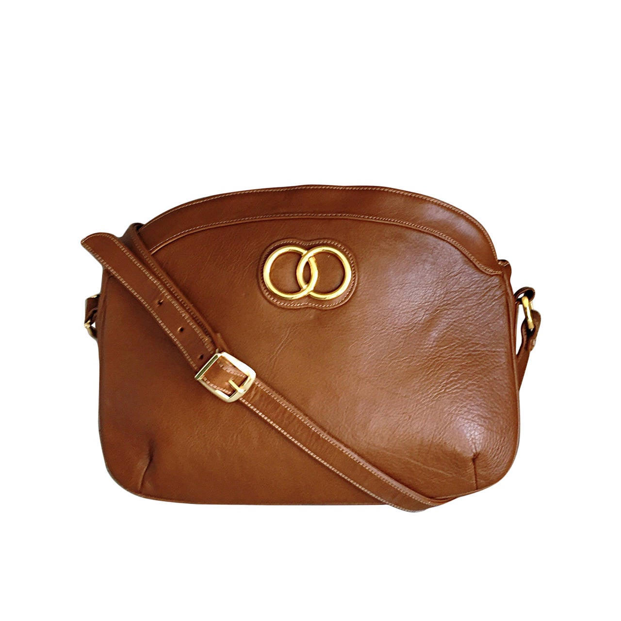 Perfect Brand New Vintage Saks Fifth Avenue Saddle Tan Handbag Purse Bag For Sale at 1stdibs