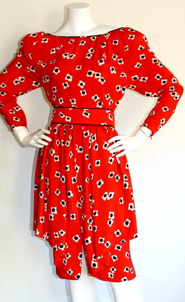 red poppy dress
