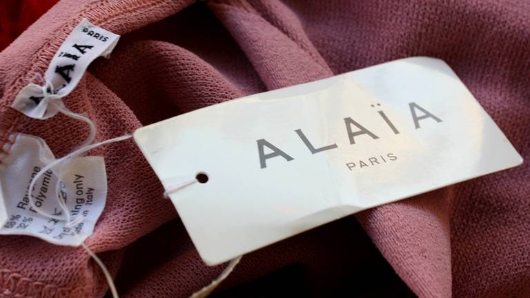 Alaia Brand New Vintage Sexy Pink Crop Top Blouse w/ Button Back 1