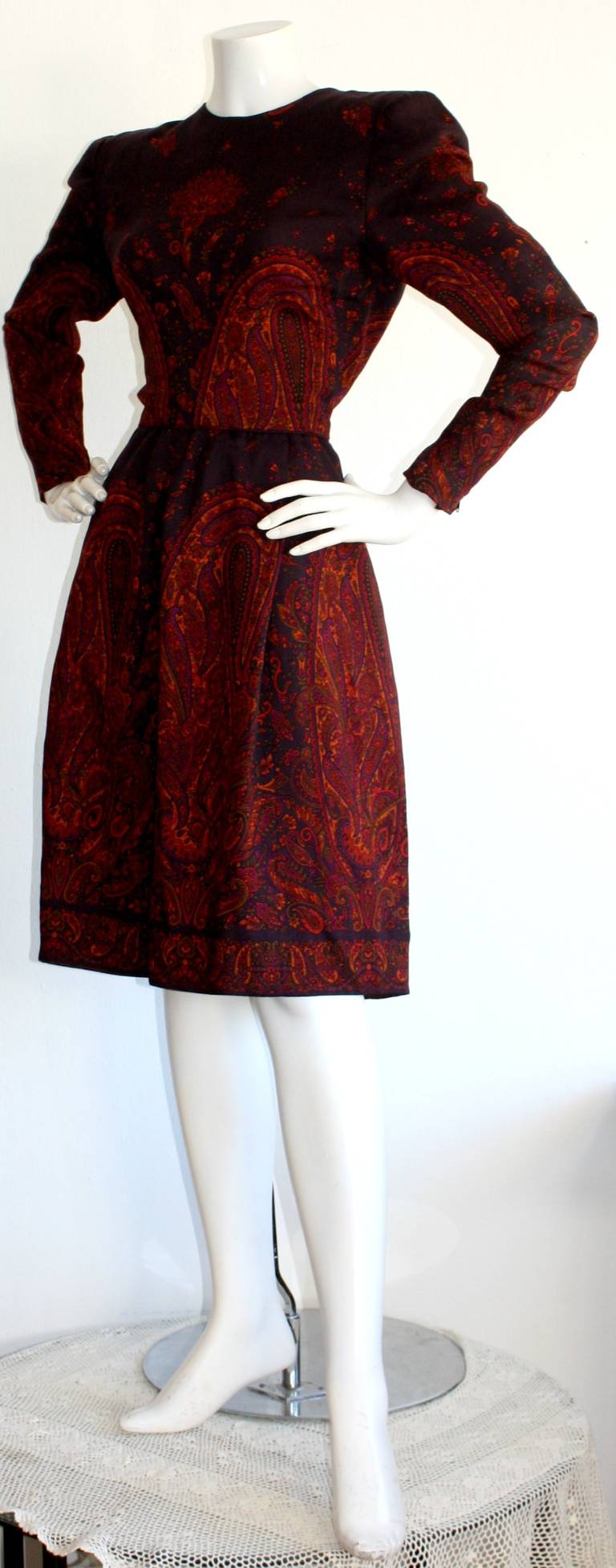 pauline trigere vintage dress