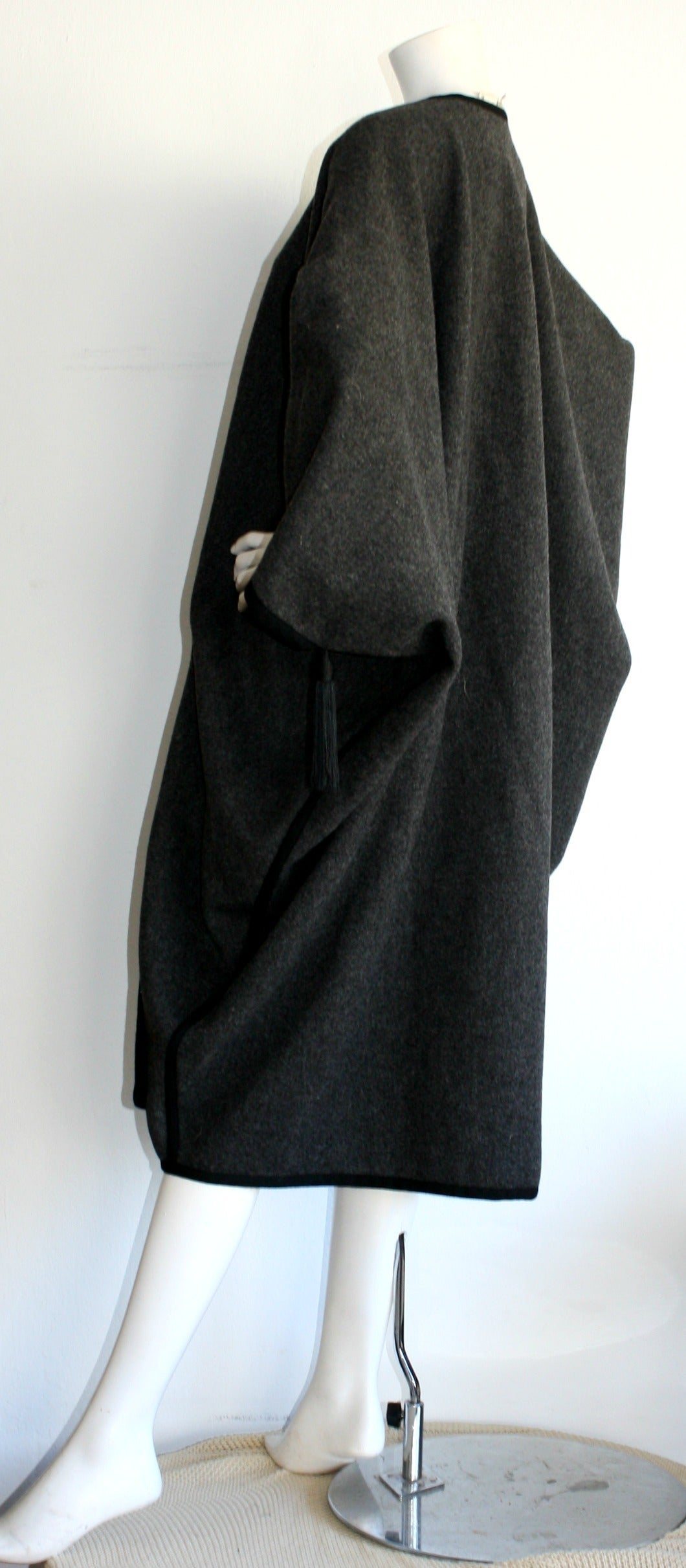 Women's Important Vintage Yves Saint Laurent Charcoal 