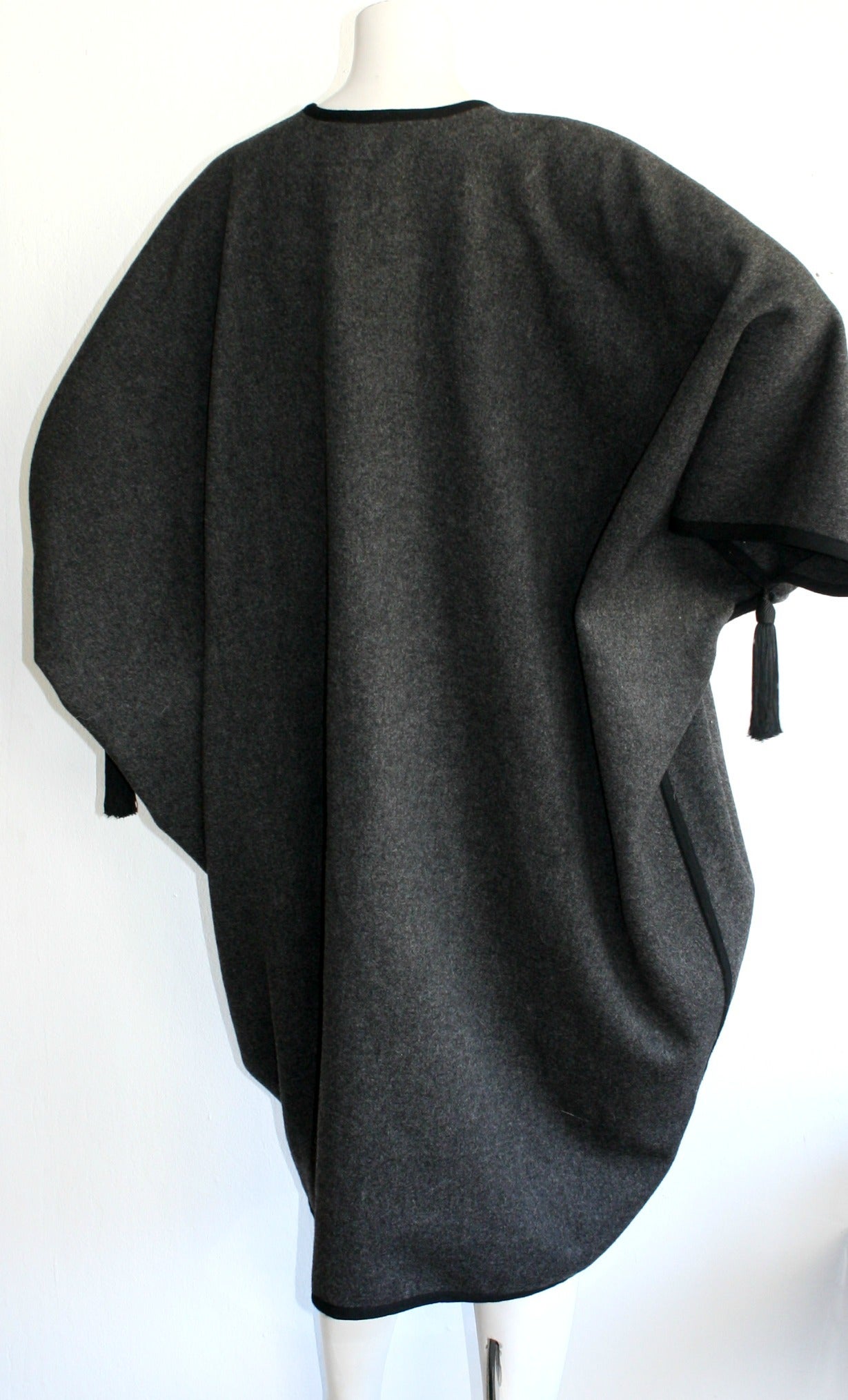 Important Vintage Yves Saint Laurent Charcoal 