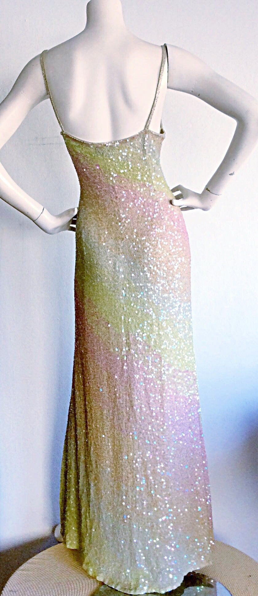 glitter rainbow dress