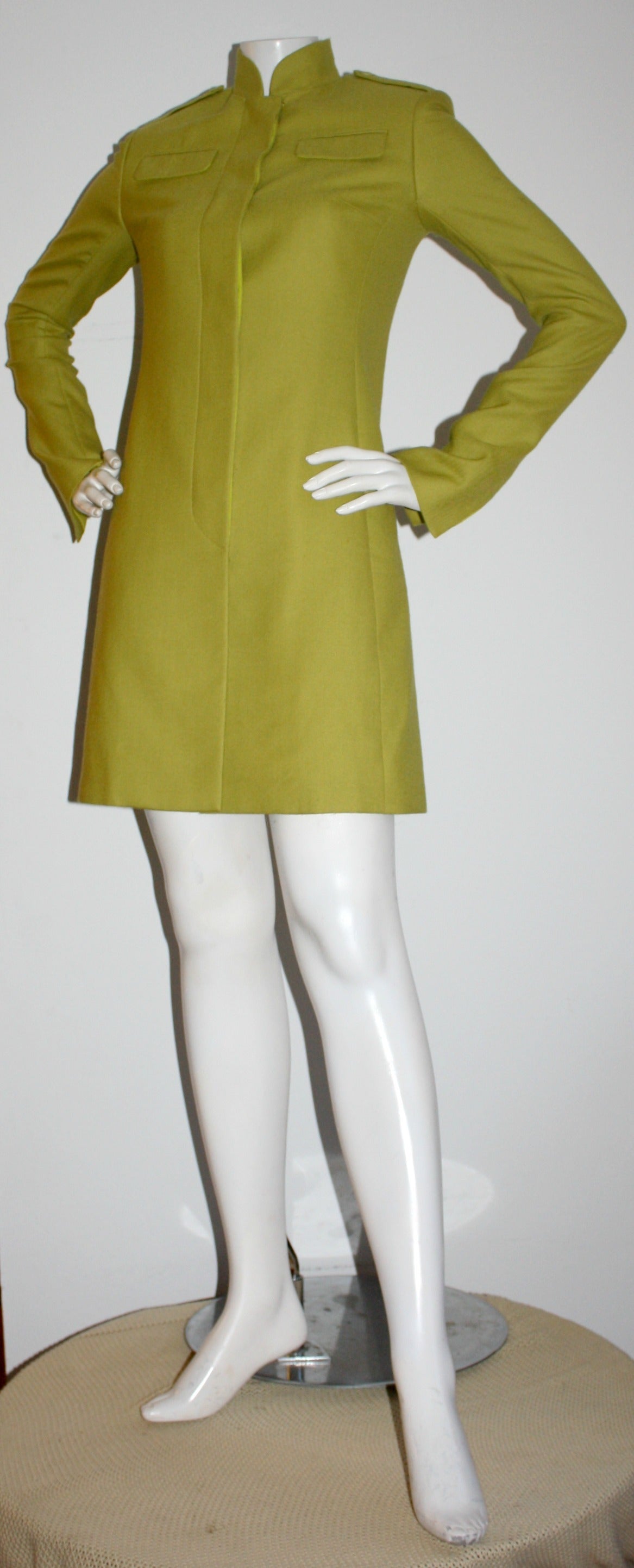 chartreuse coat