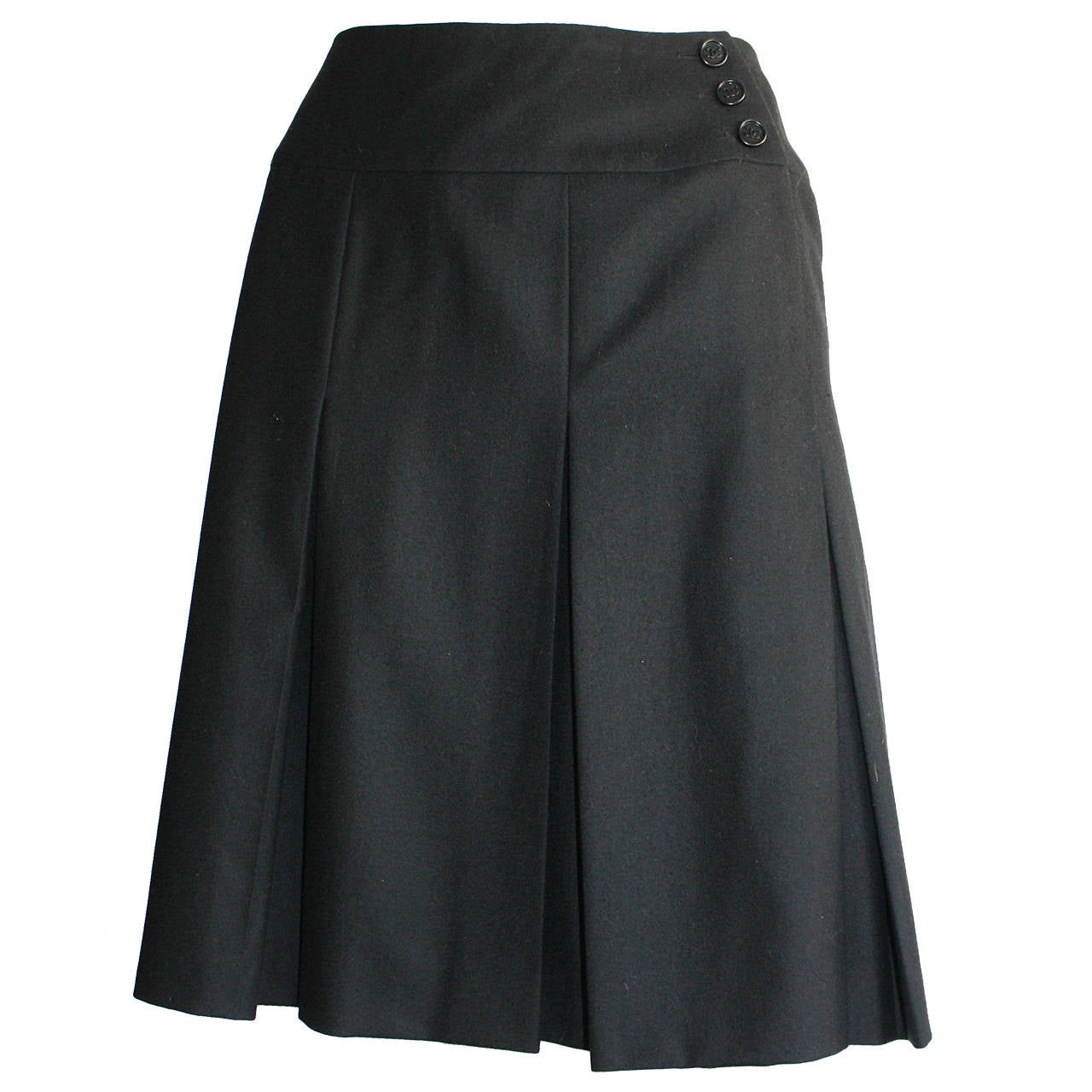 vintage blue skirt