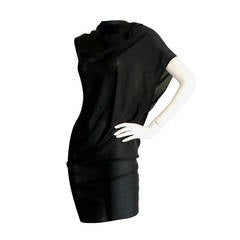 Beautiful Alexander McQueen Black Dress Pre-Death from " His " Last Collection