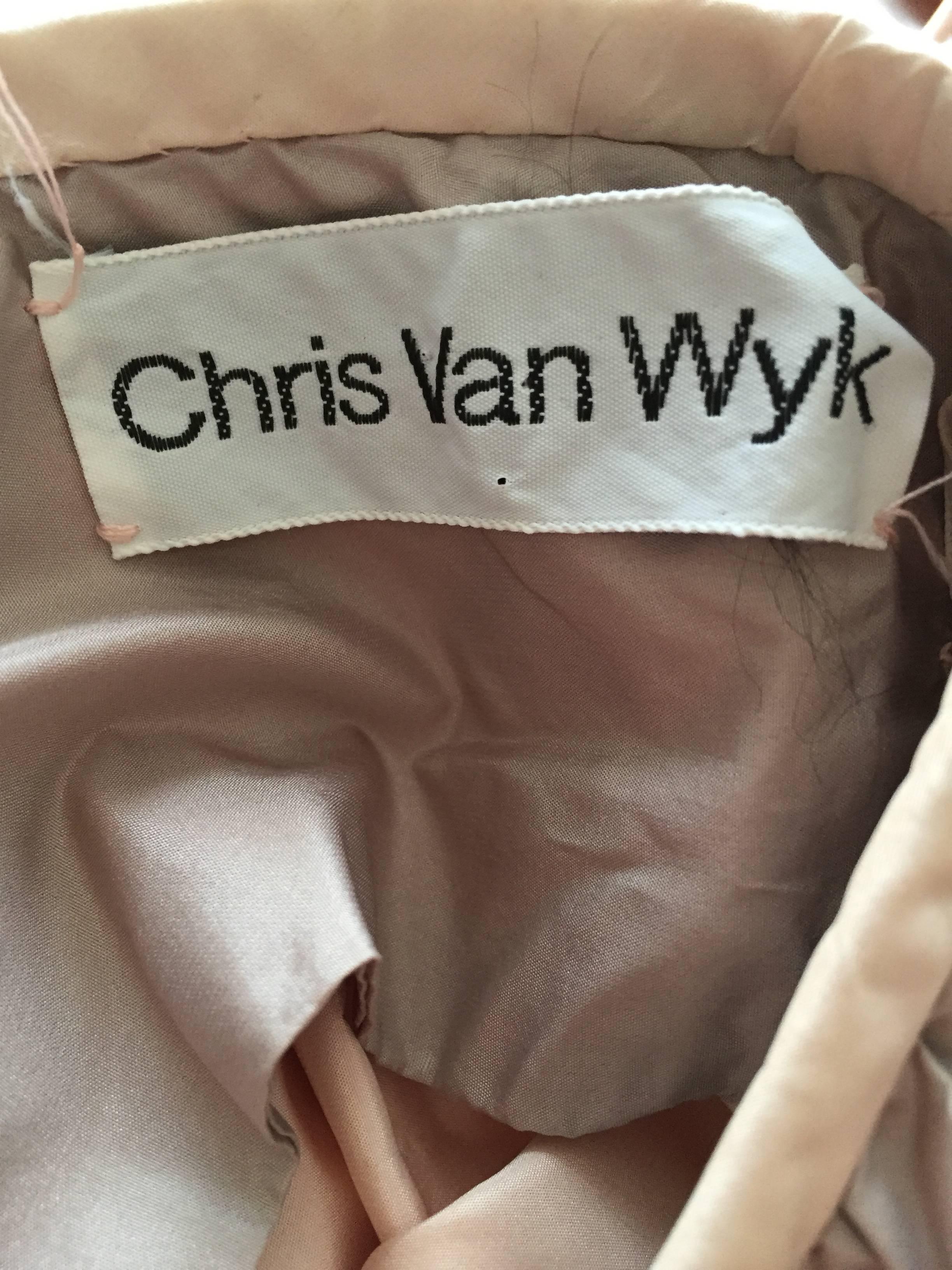 Chris Van Wyk Vintage 1980s Lavender + Pink Silk Taffeta Avant Garde 80s Dress  4
