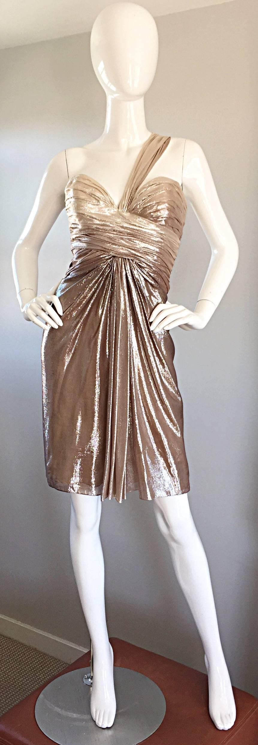 gold ombre dress