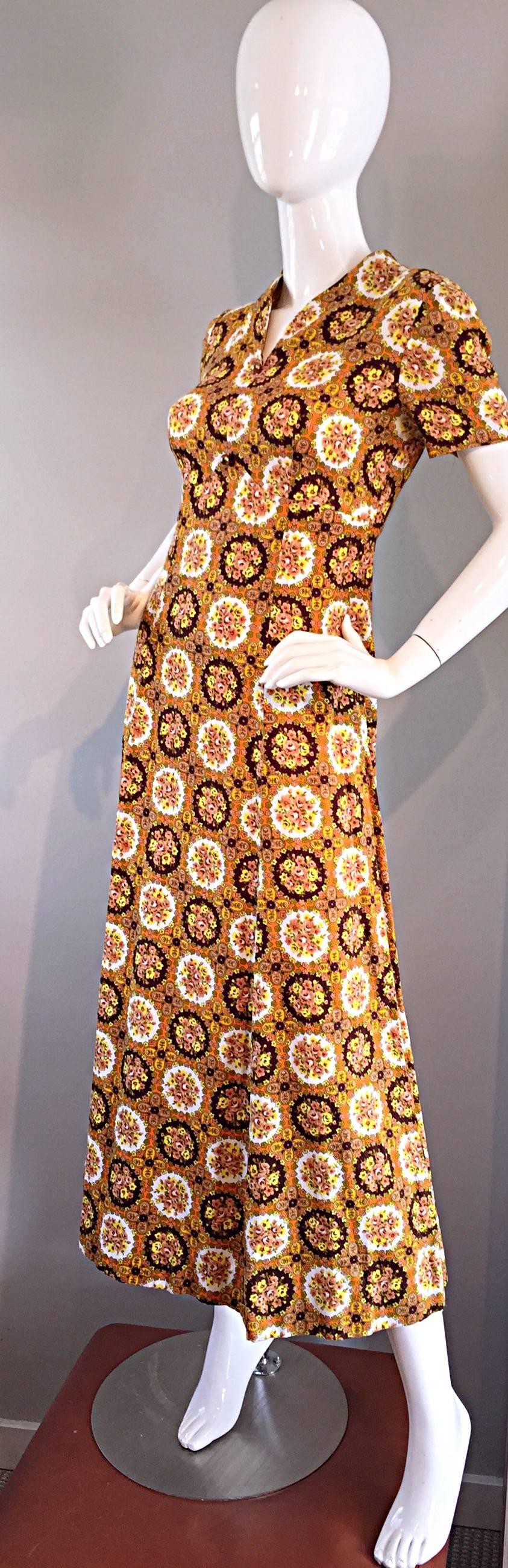 1970s midi dress