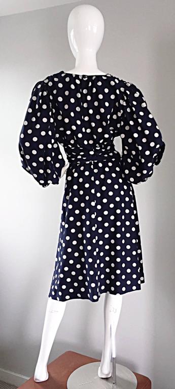 ysl polka dot dress
