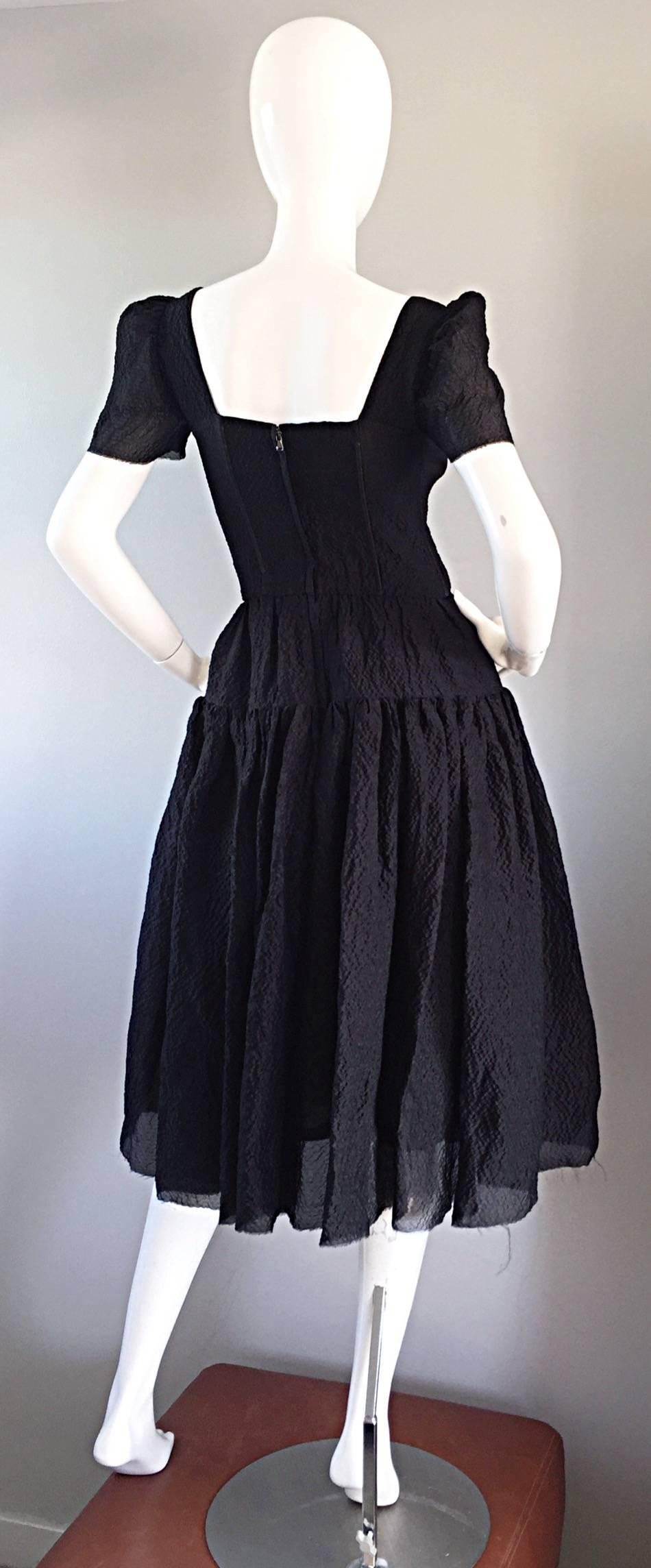 Stunning Dolce & Gabbana Black Silk Sequin Bustier Dress From Spanish Collection 3