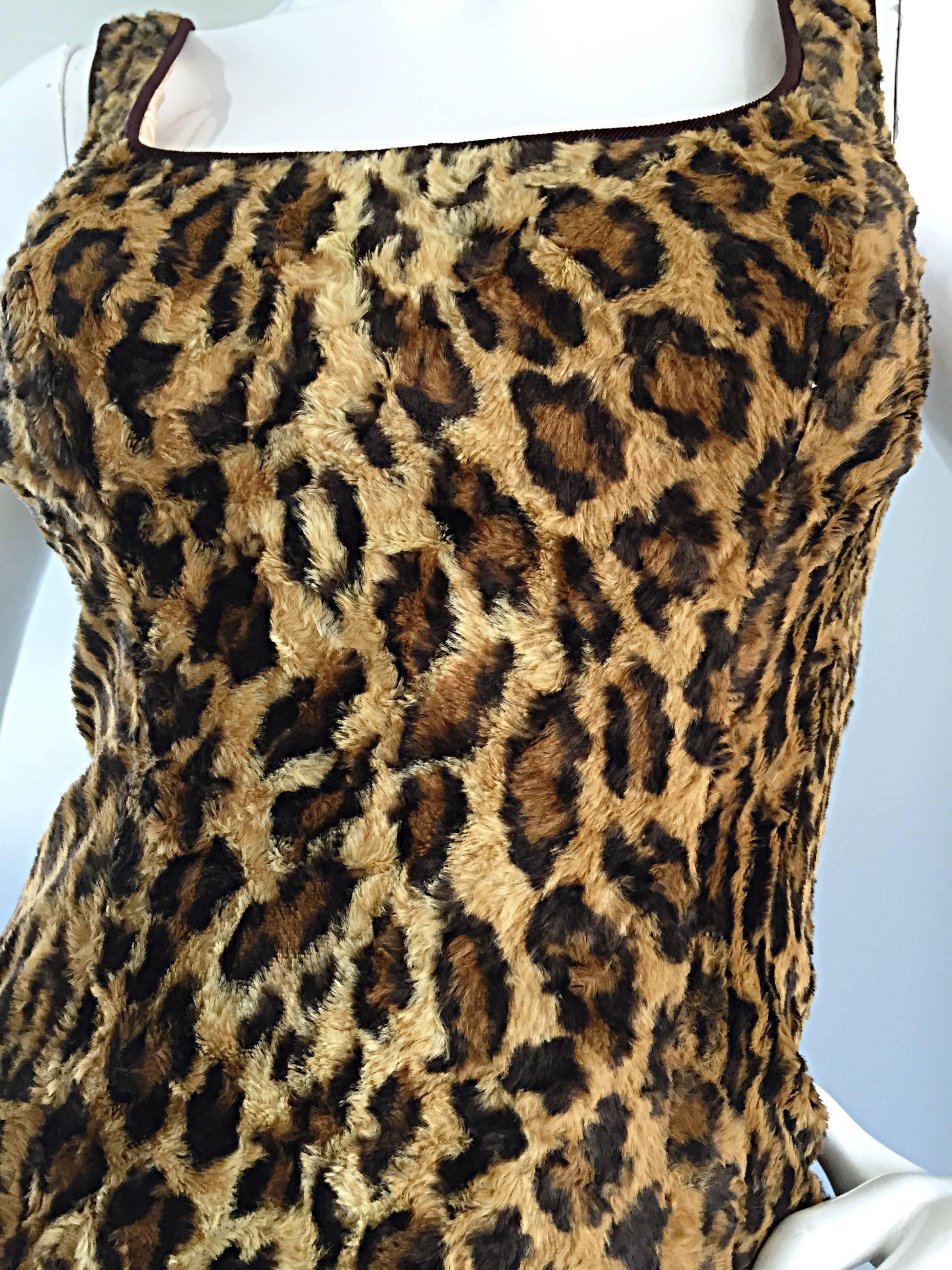 bodycon cheetah dress