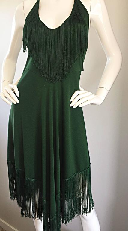 70s fringe dress