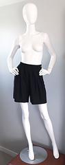 Important Tom Ford for Gucci Black Vintage High Waisted 1990s 90s Shorts