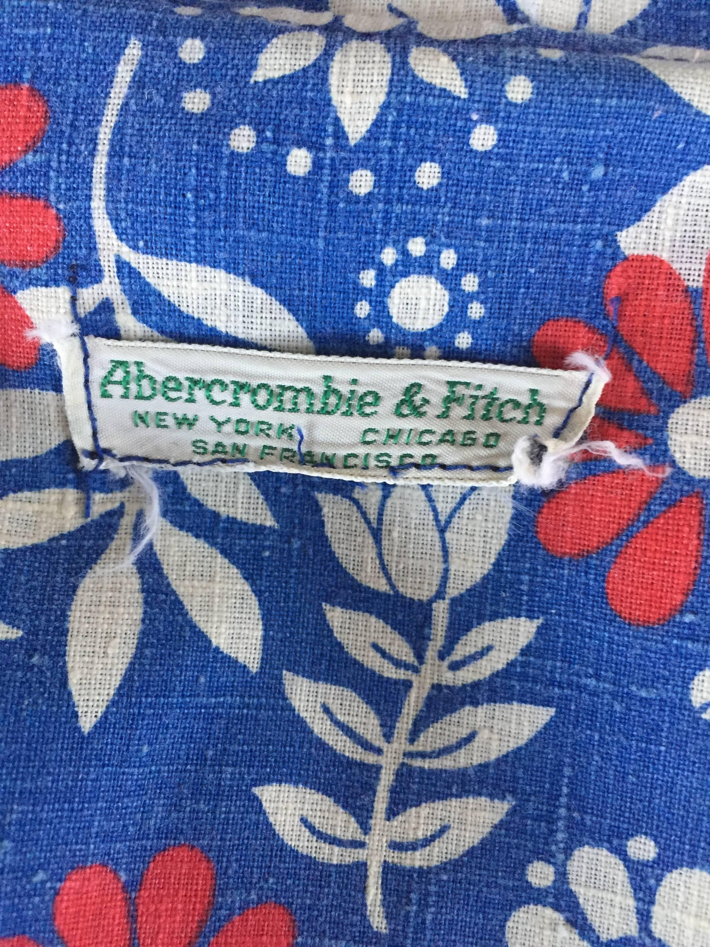 Rara tutina anni '60 di Abercrombie & Fitch con skort rosso bianco e blu in vendita 5