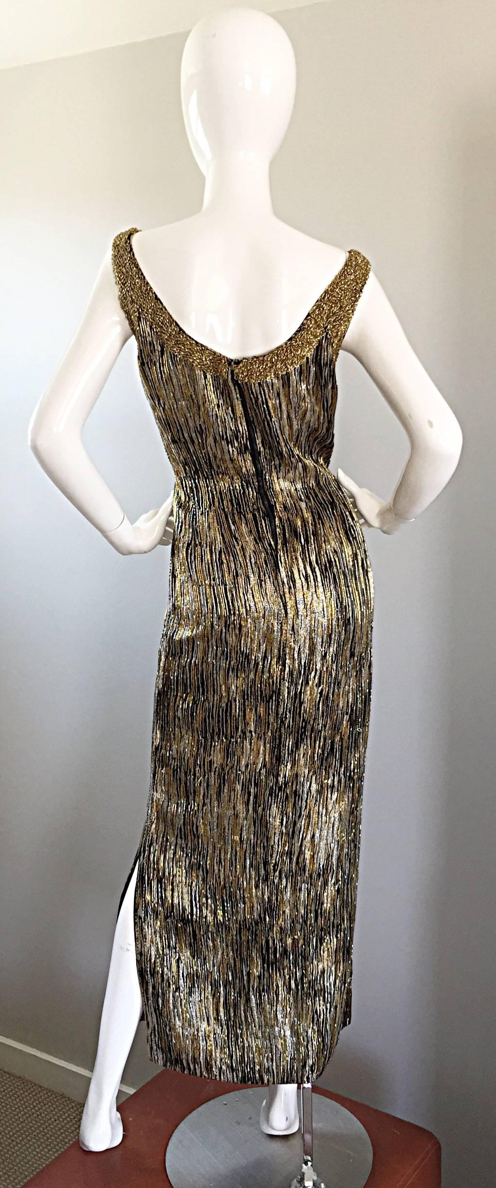 60s evening gown