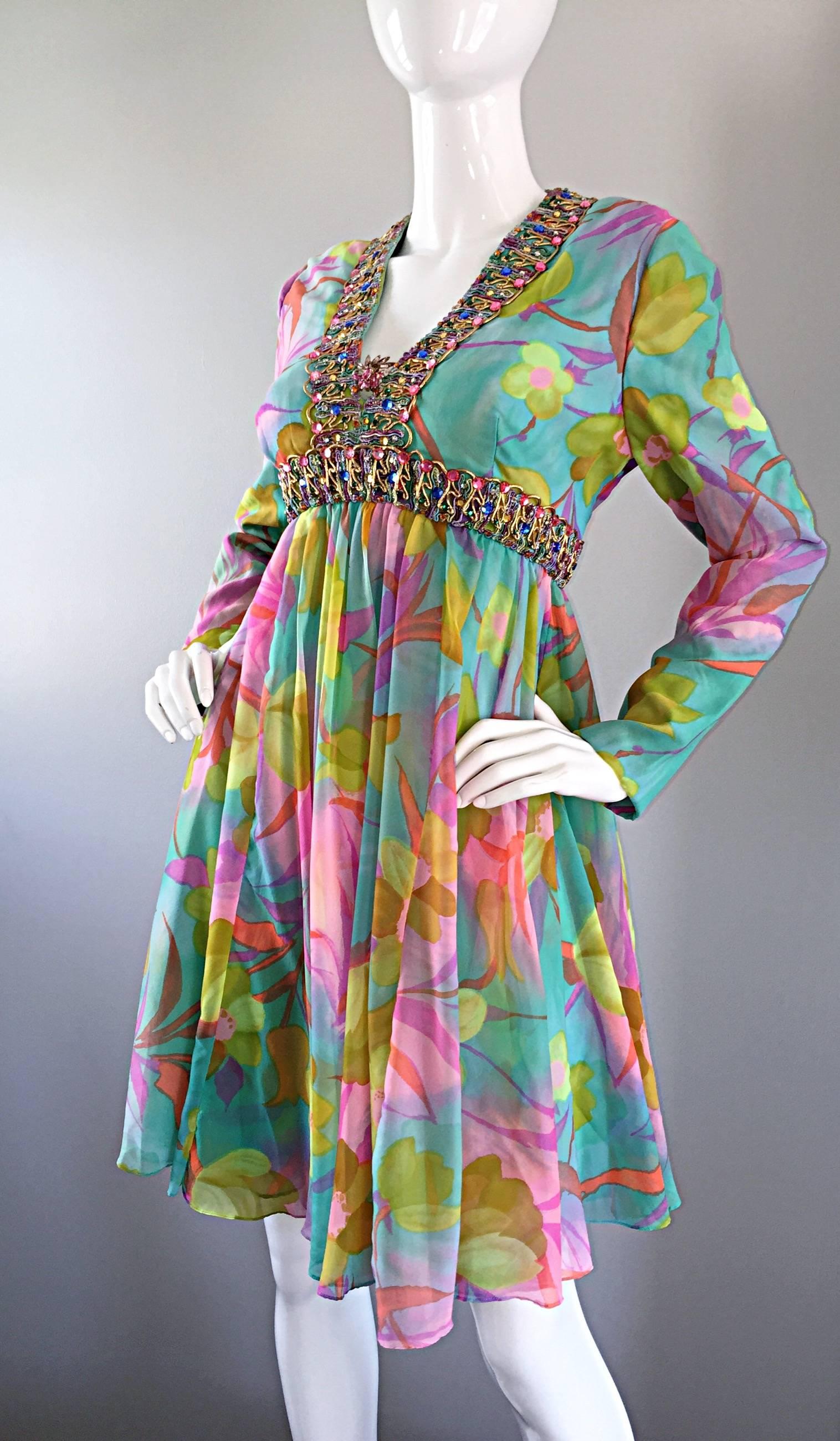 60s empire waist dresses