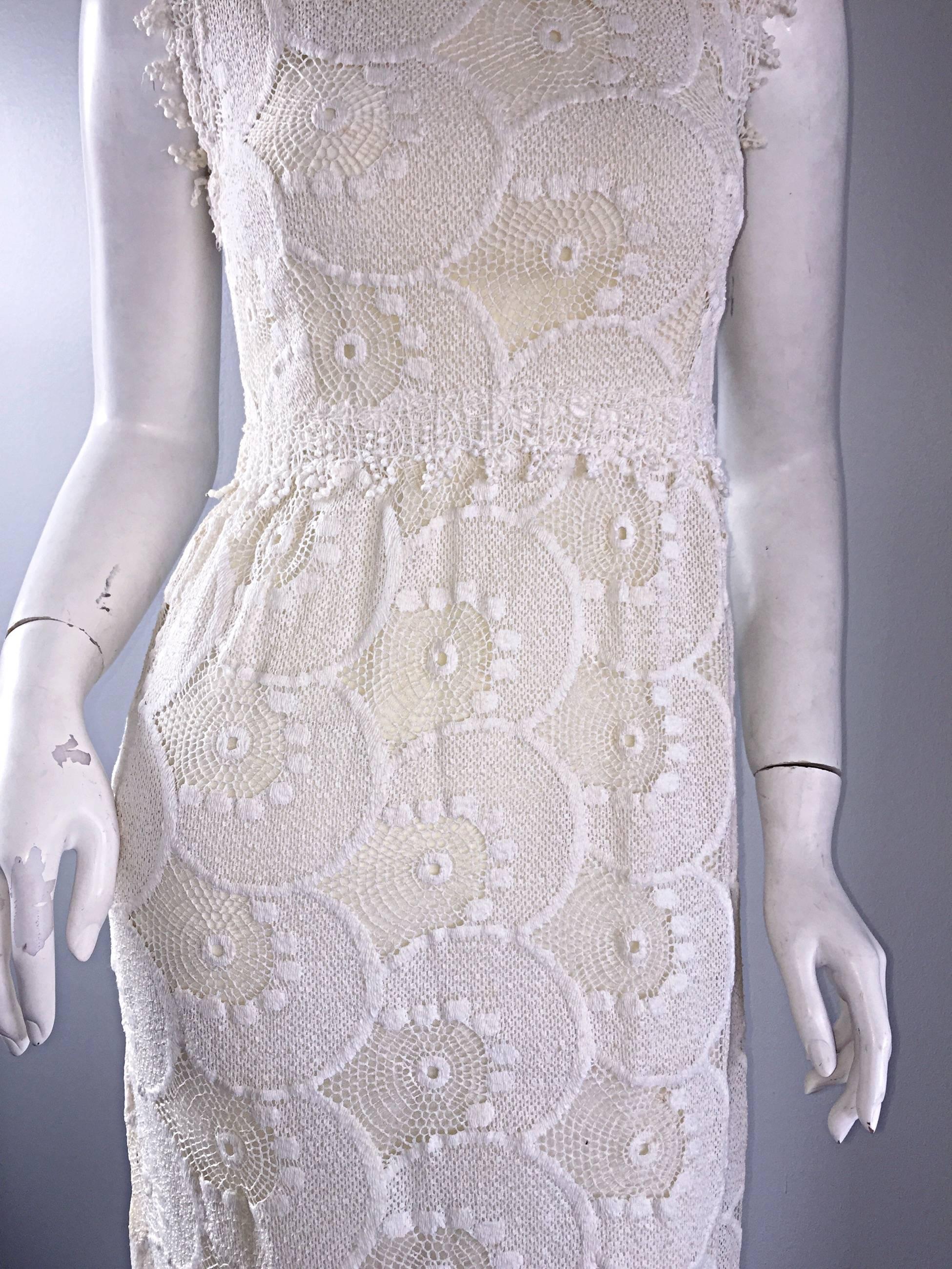 ivory lace dress