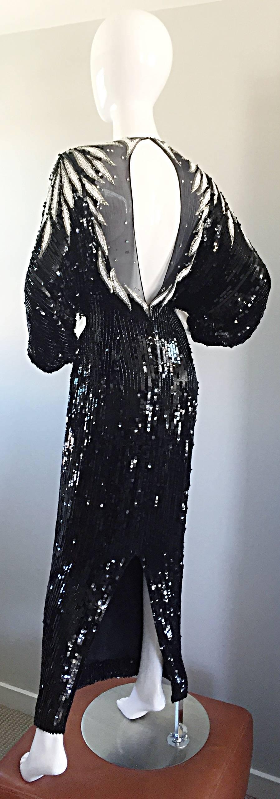 bob mackie sequin dress