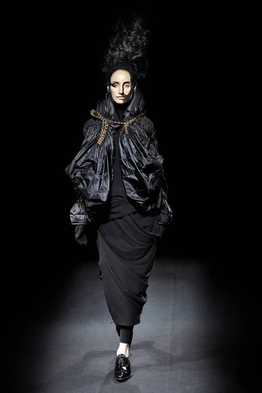 black and gold comme des garcons