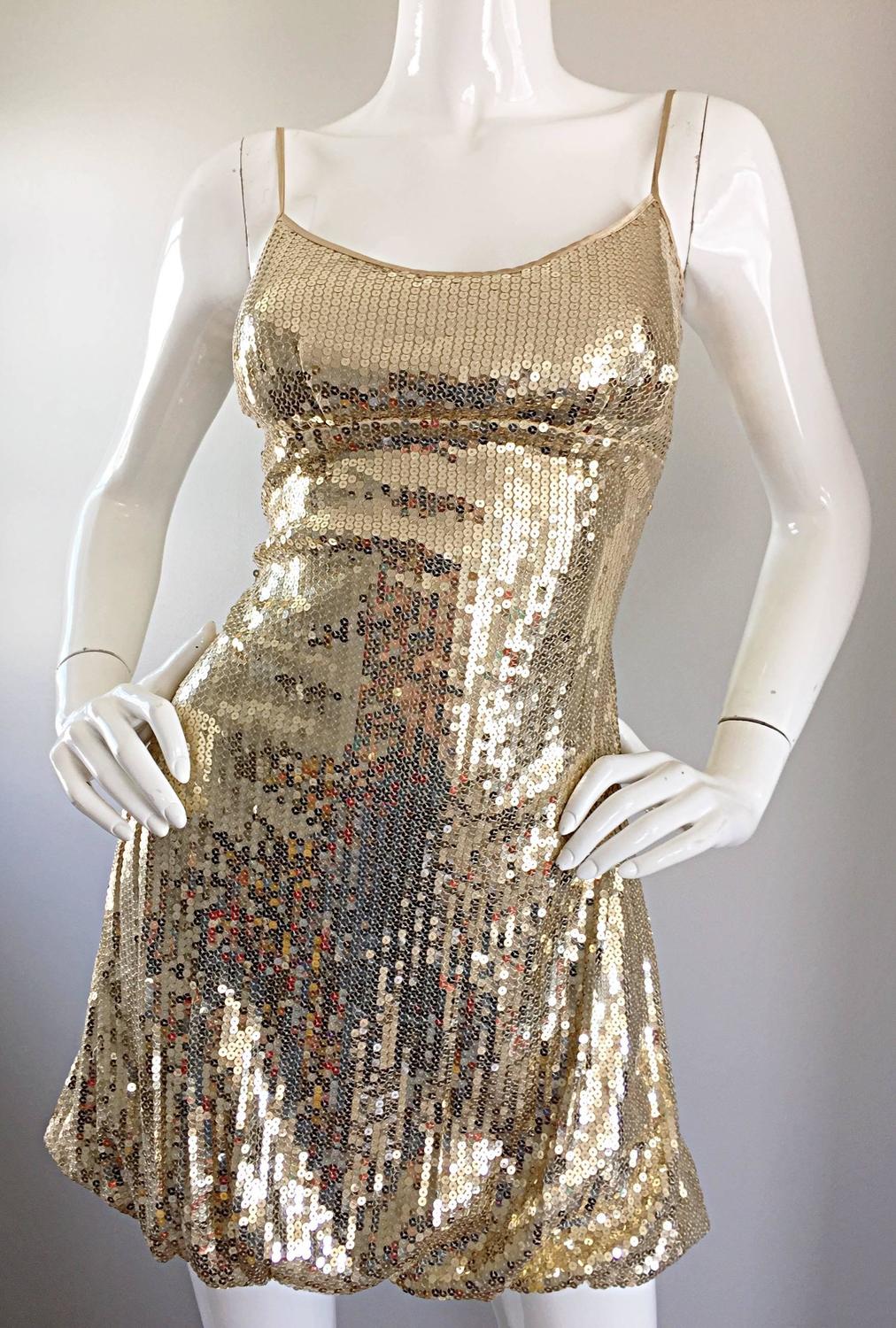 90s Sparkly Mini Dress