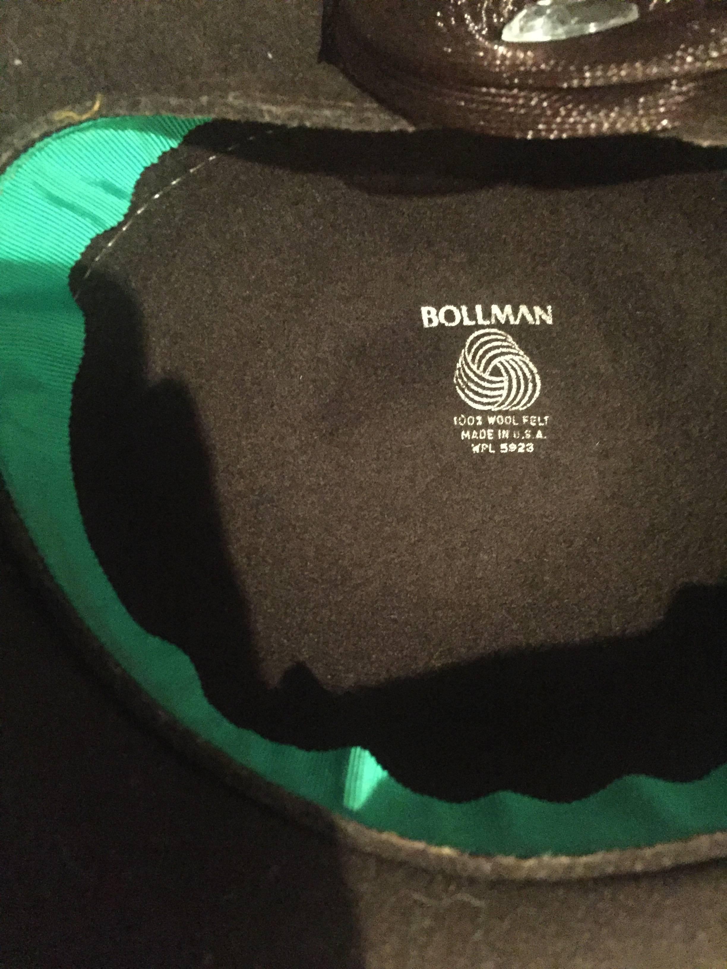 Avant Garde Vintage Bollman Brown Wool Hat w/ Net and Rhinestone 5