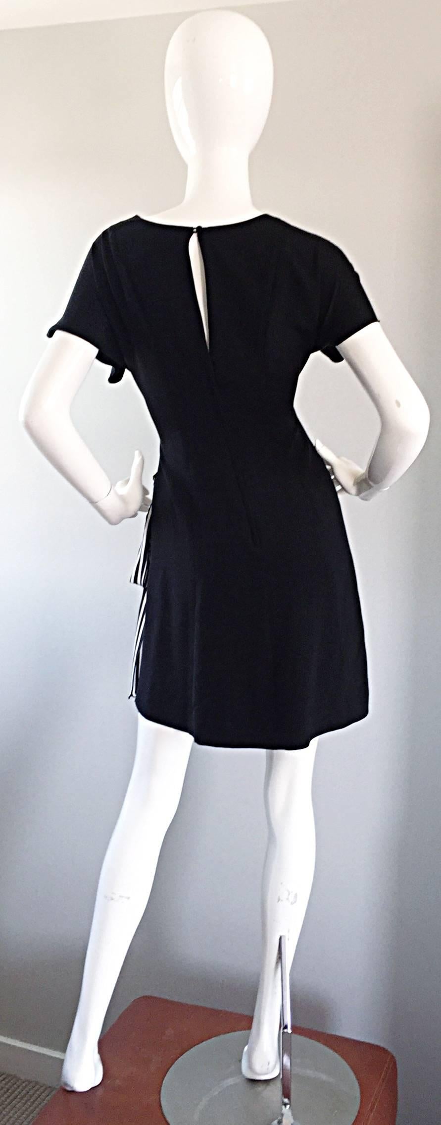 avant garde black dress