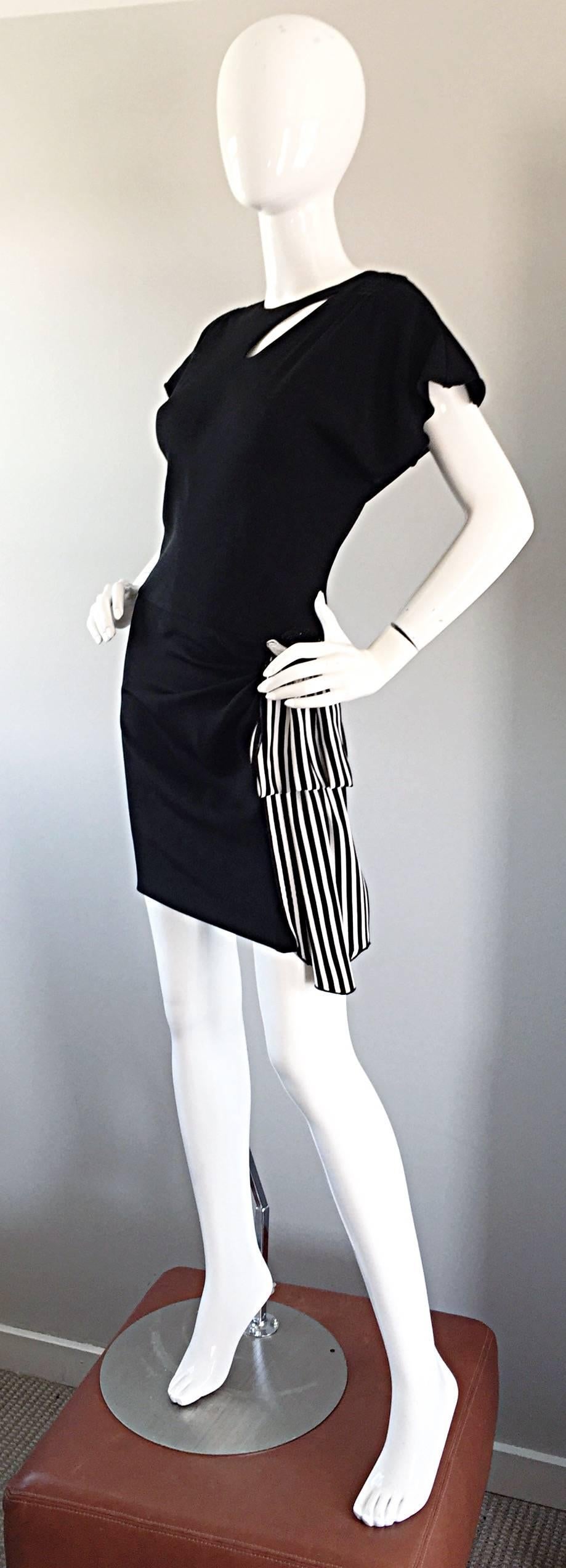 mini jersey silk dress