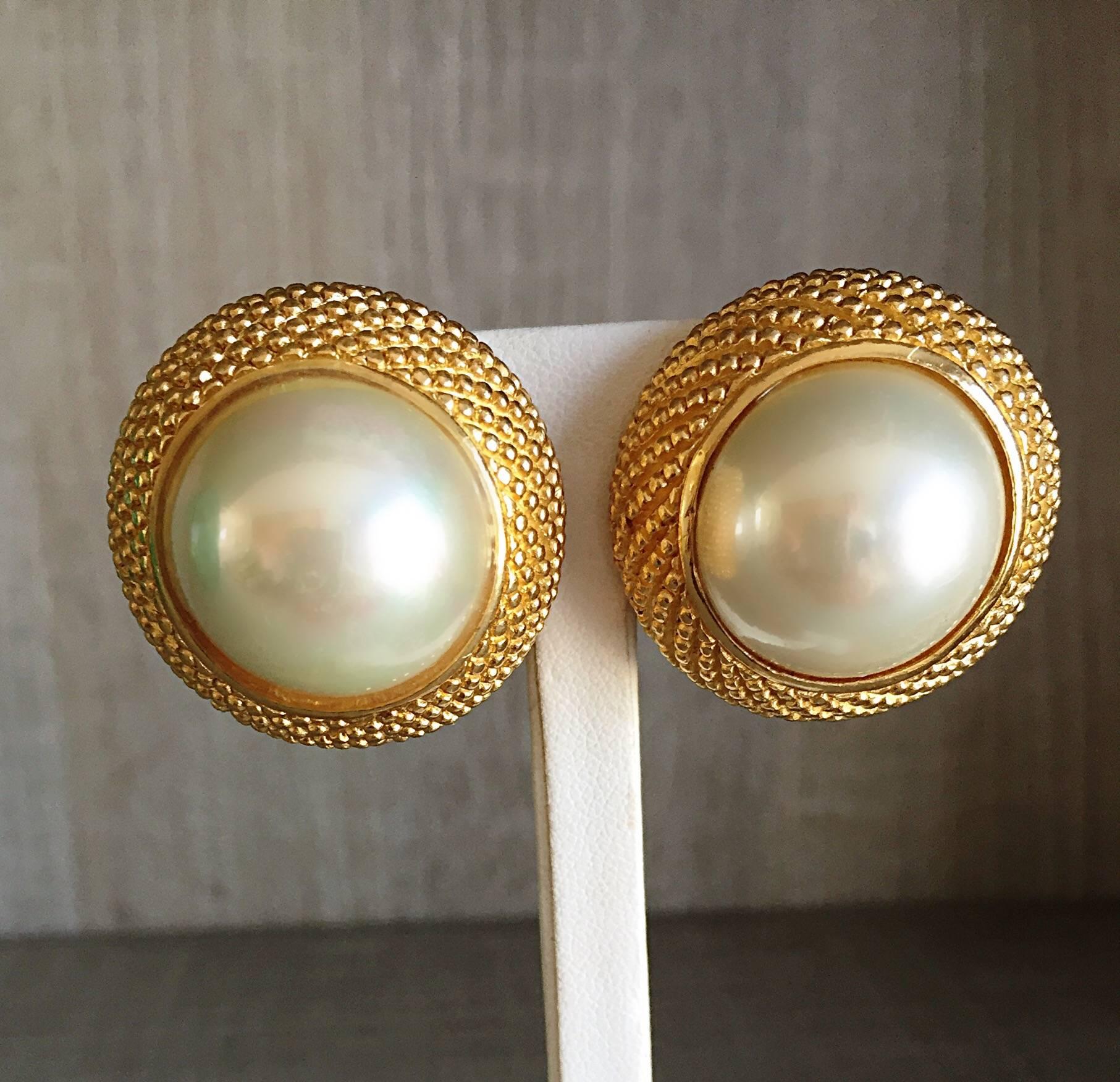 90s gold earrings