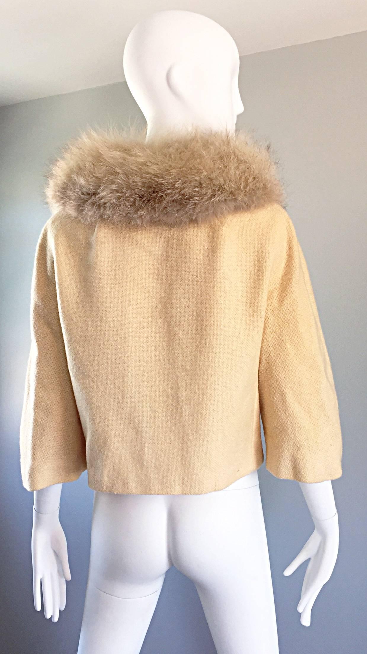 ivory wool jacket