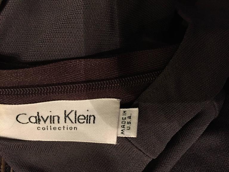 Vintage Calvin Klein Collection Black And Taupe Grey Color Block 1990s ...