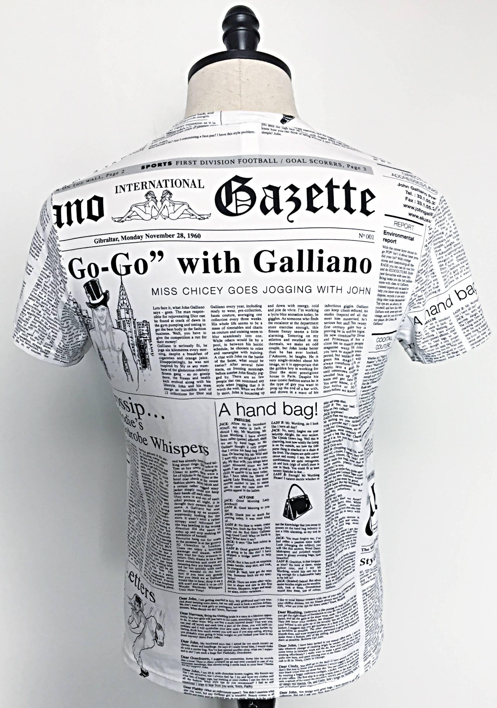 john galliano shirt