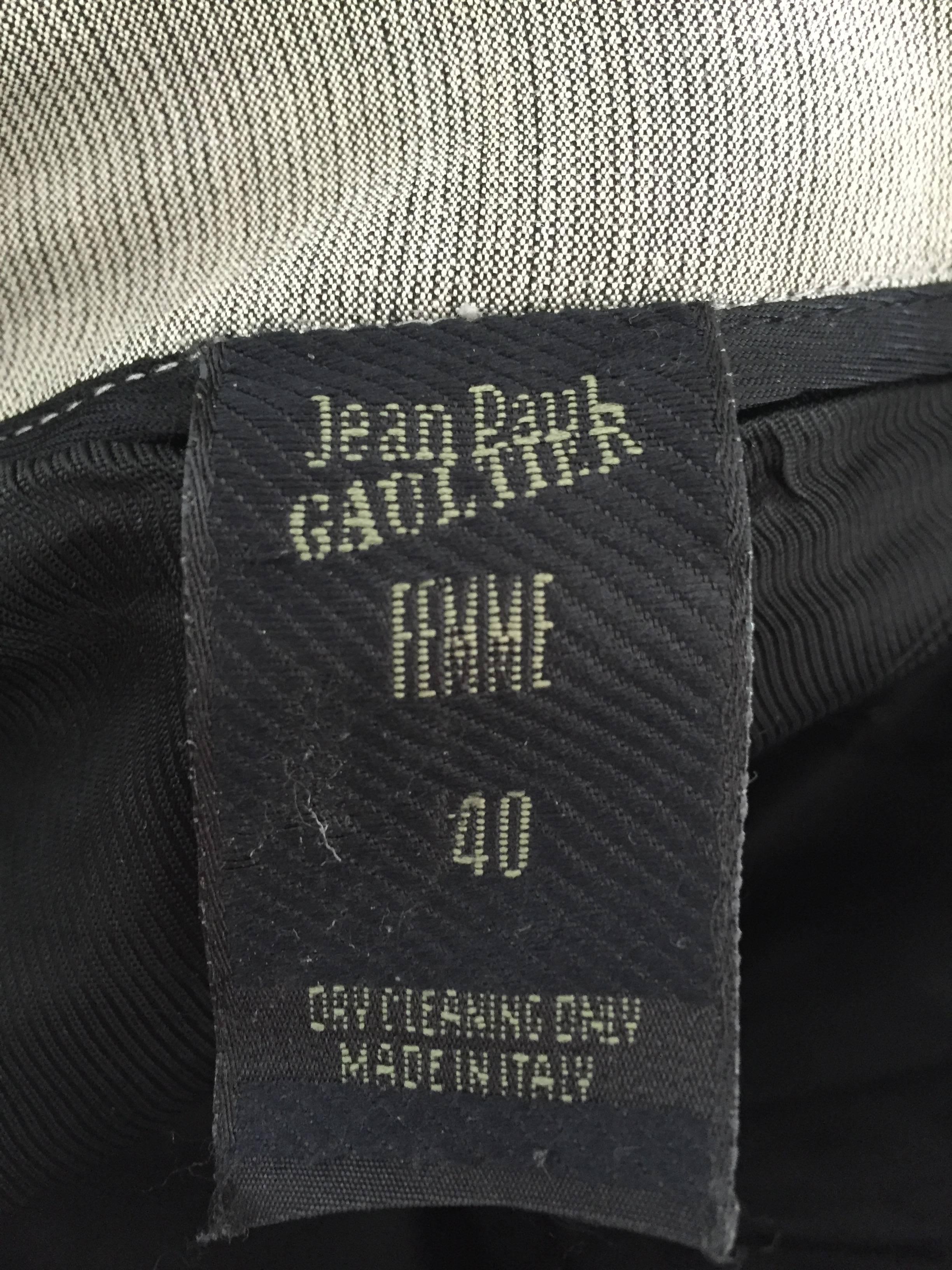 Jean Paul Gaultier Iconic Vintage High Waisted Skinny 