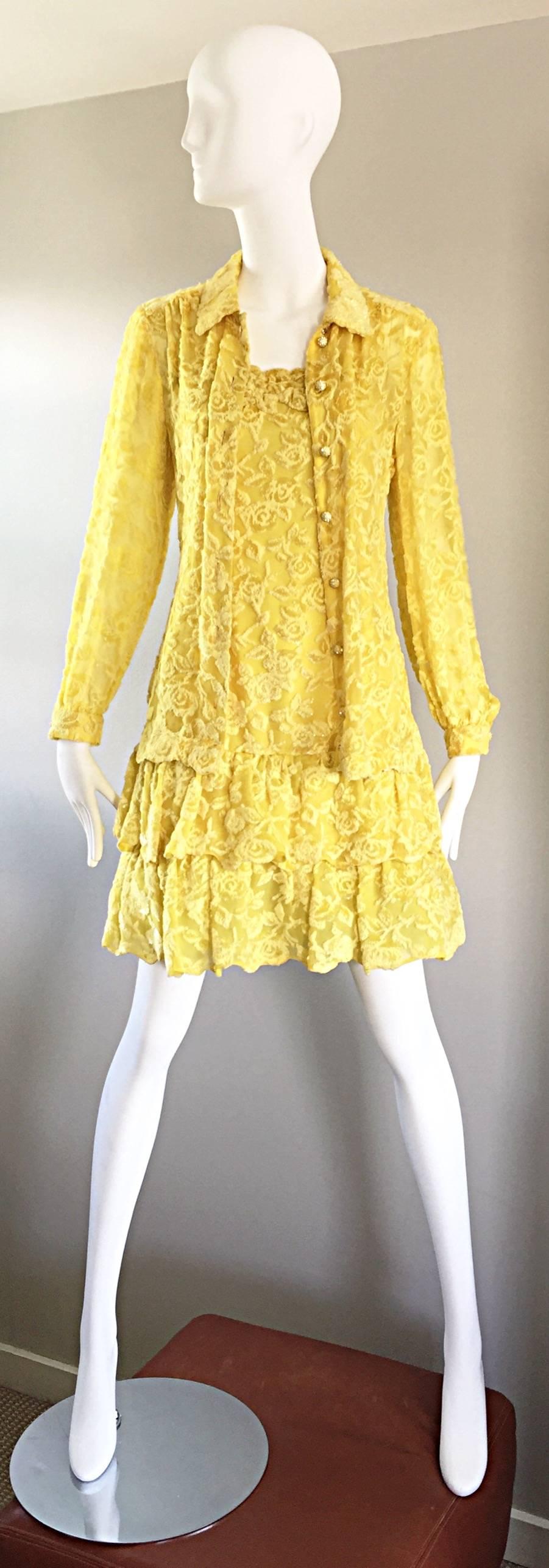 yellow velvet blouse