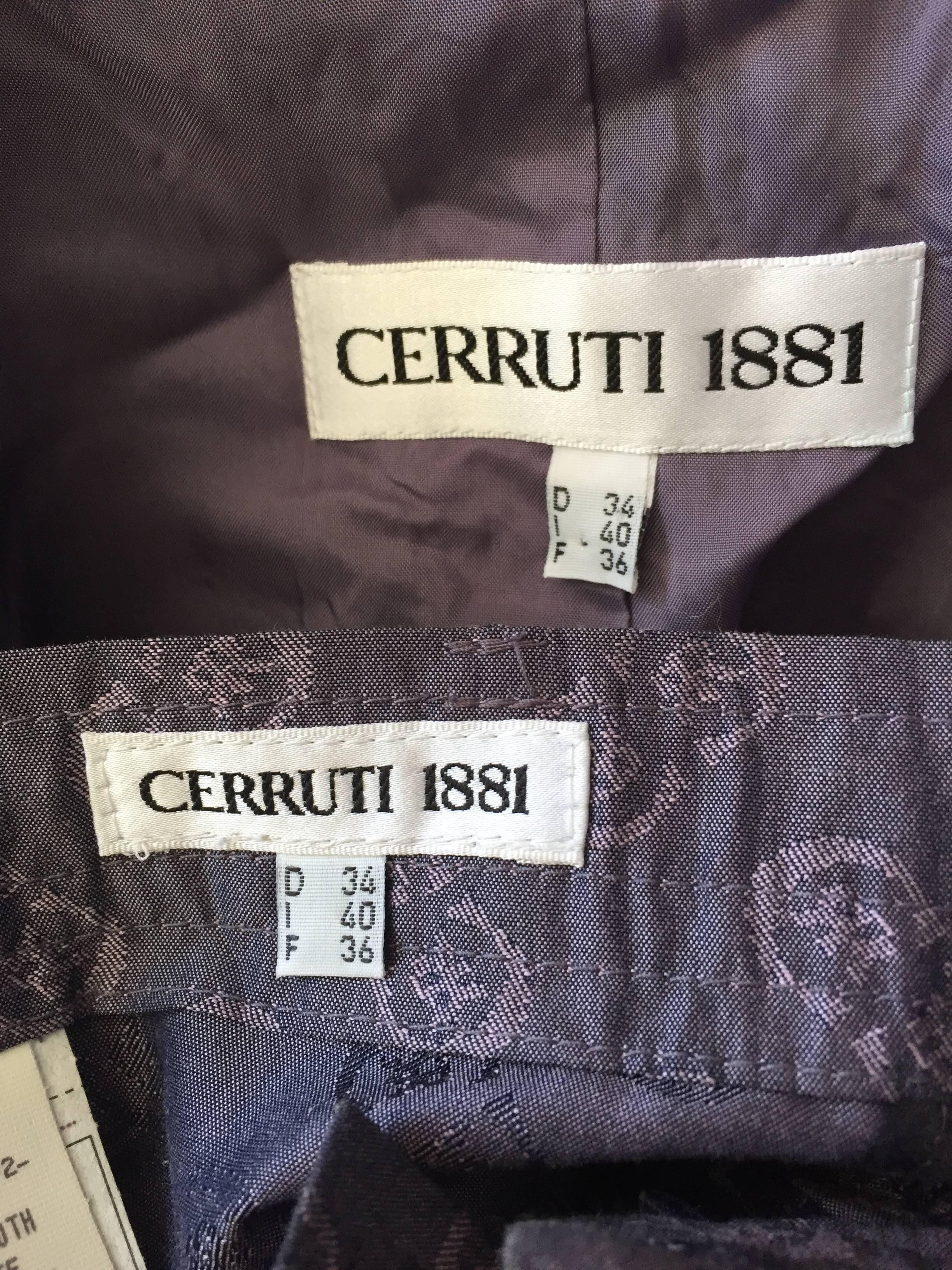 Vintage Nino Cerruti 1881 Indigo Gr. 4 Blauer Pajama-Hosenanzug im Vintage-Stil 1990er 90er Jahre mit Logo, Vintage im Angebot 6