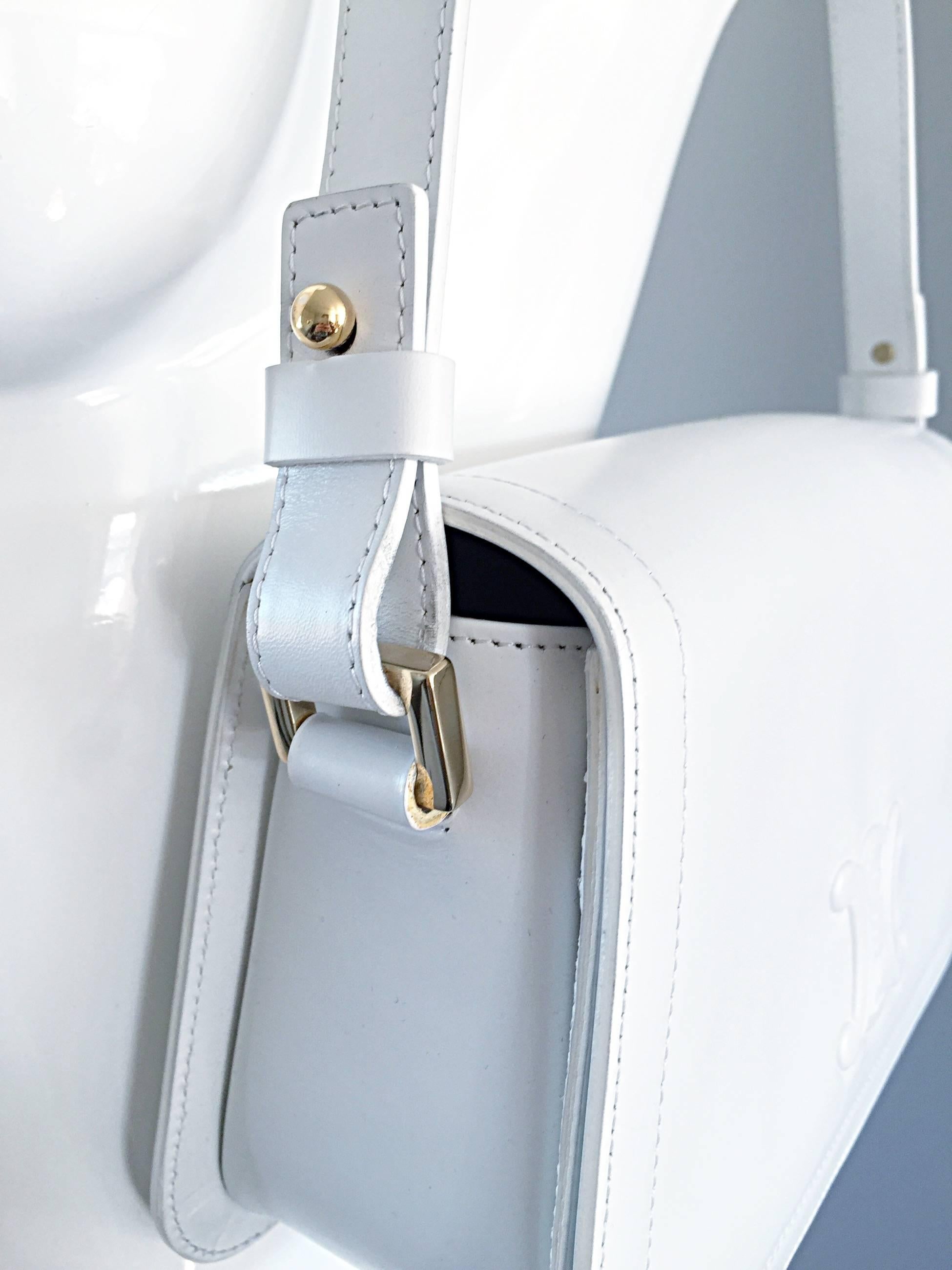 celine white purse