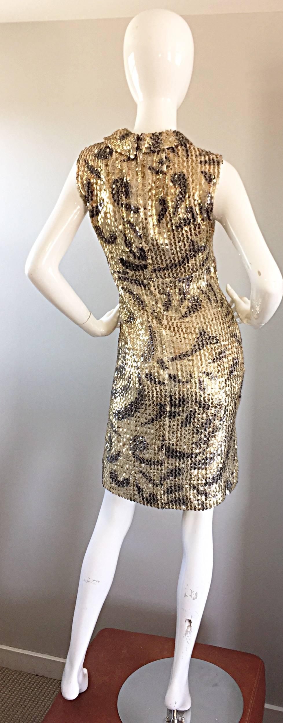 sparkly 60s dress