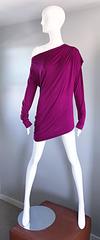 Vivienne Westwood Vintage 90s Magenta Fuchsia Pink Avant Garde Tunic Top Dress