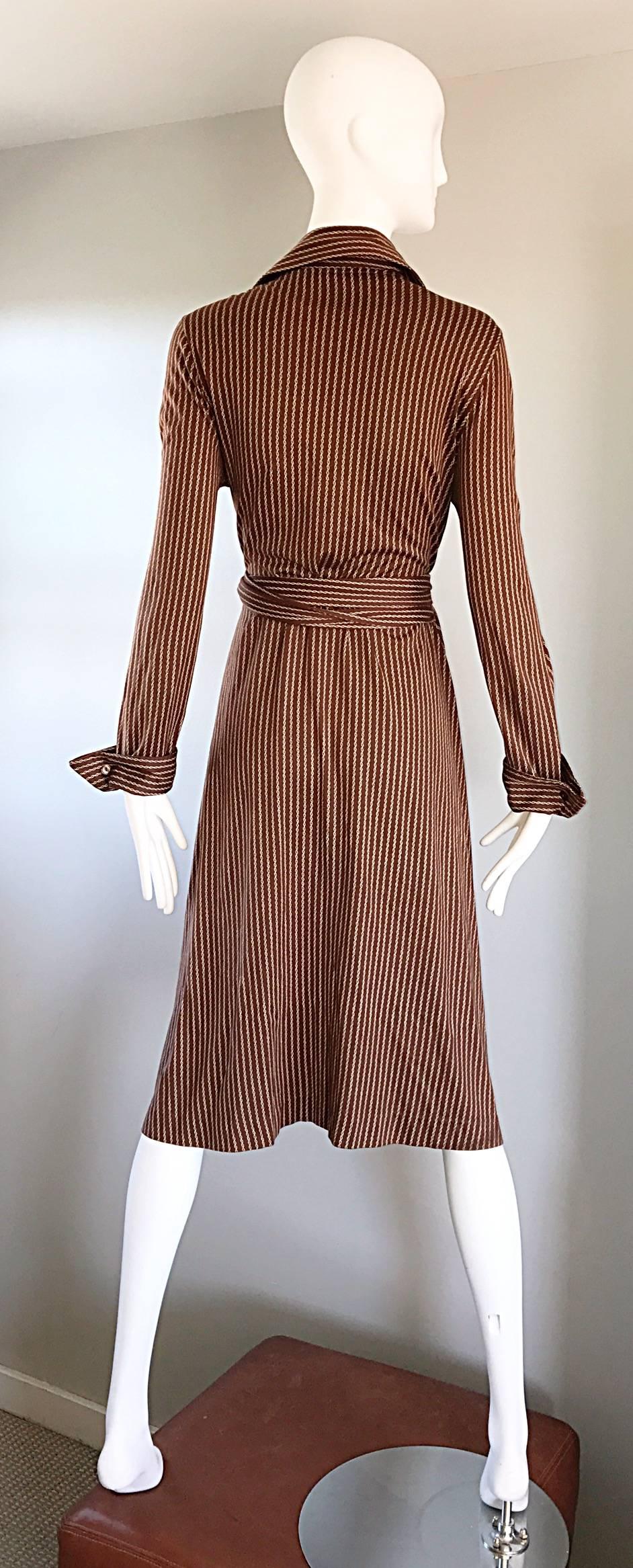 diane von furstenberg brown dress