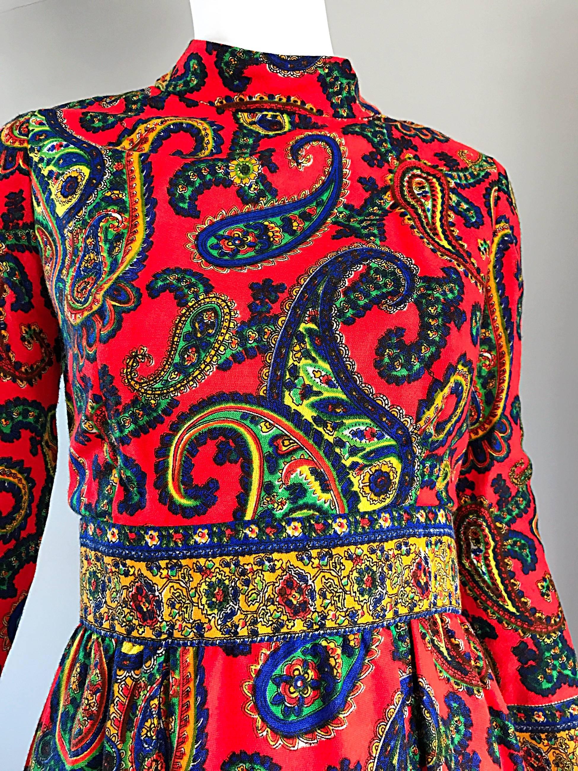 robe psychedelique vintage