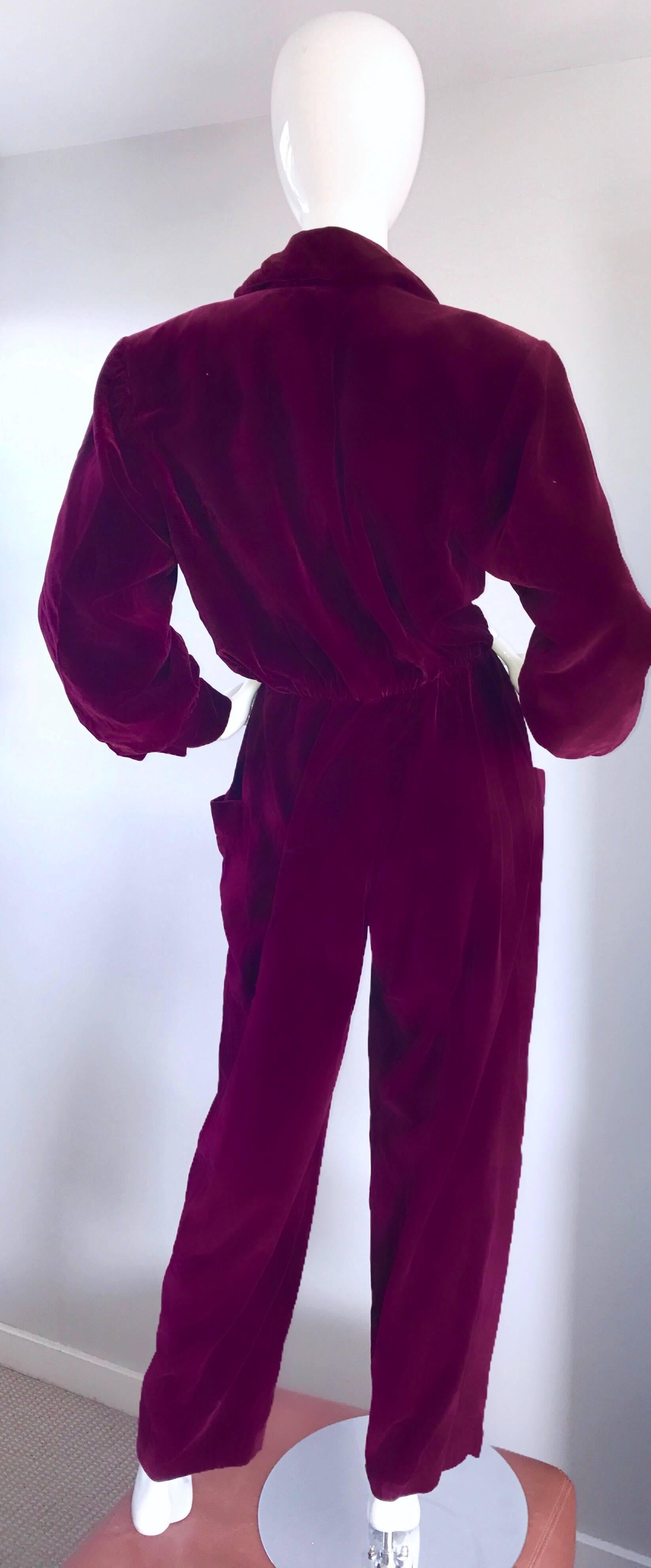 ysl velvet jumpsuit